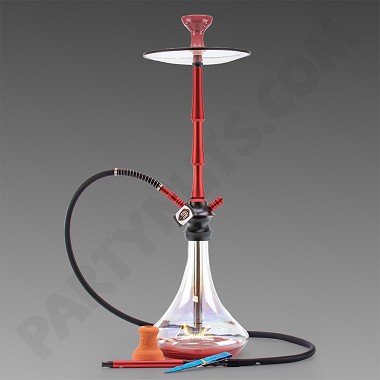 BYO Galaxy 1 Hose Hookah Red 32"