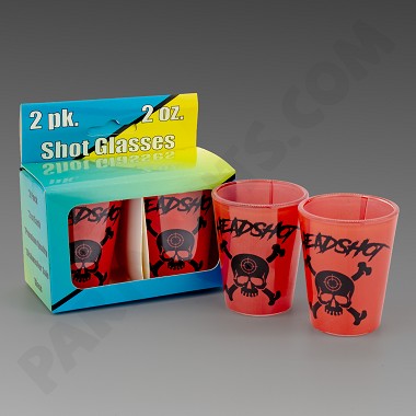 Headshot Shot Glass - 2pk 