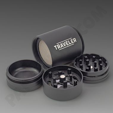 Santa Cruz 4pc Small Traveler Grinder- Black