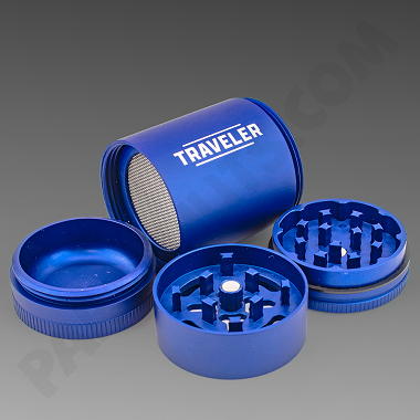 Santa Cruz 4pc Small Traveler Grinder- Blue