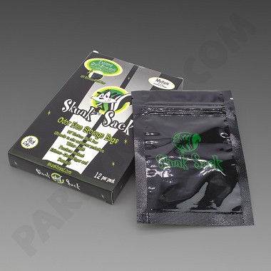 Skunk Sack Smell Proof Medium Black Bags 12ct