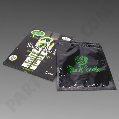 Skunk Sack Smell Proof XL Black Bags 6ct 